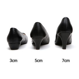 [GIRLS GOOB] Women's Pump Heels 3cm, 5cm, 7cm Synthetic Leather - Made in Korea